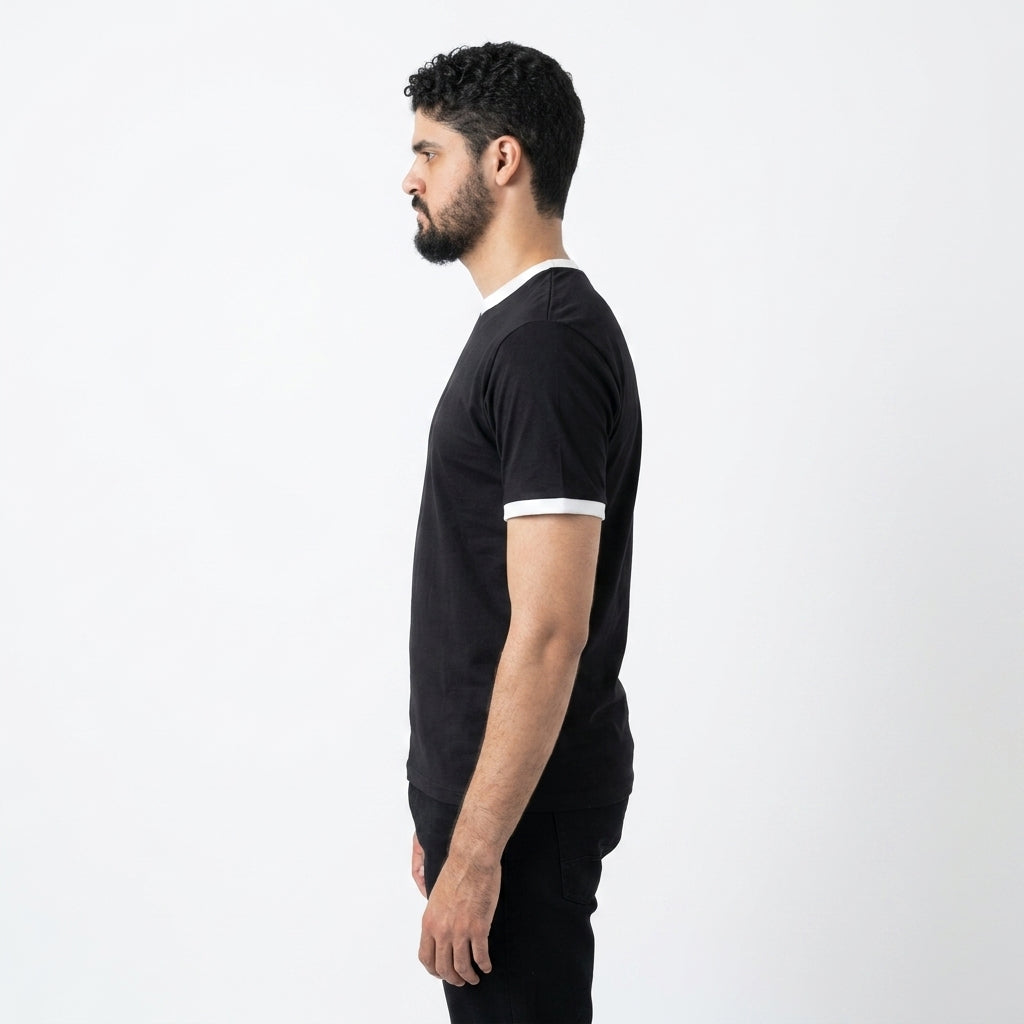 Black Ringer T-shirt