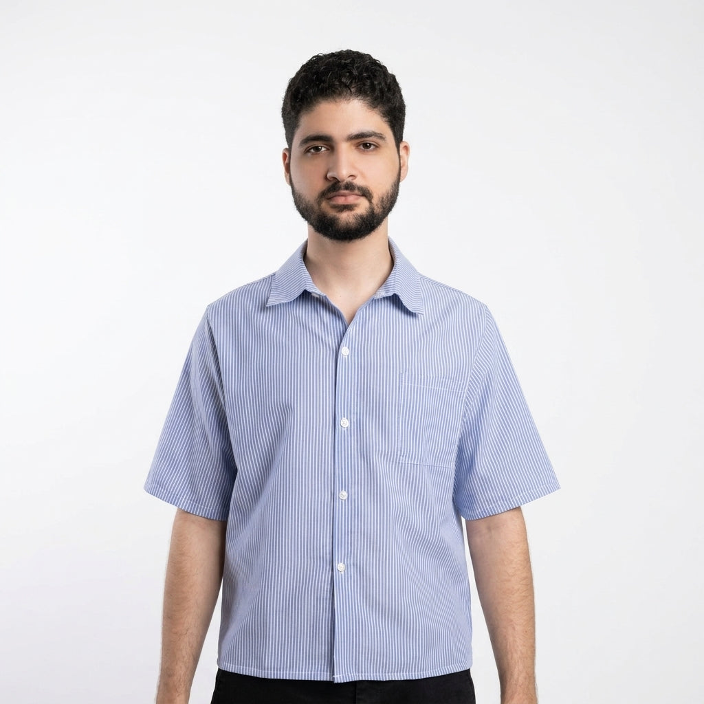 Striped Boxy Shirt